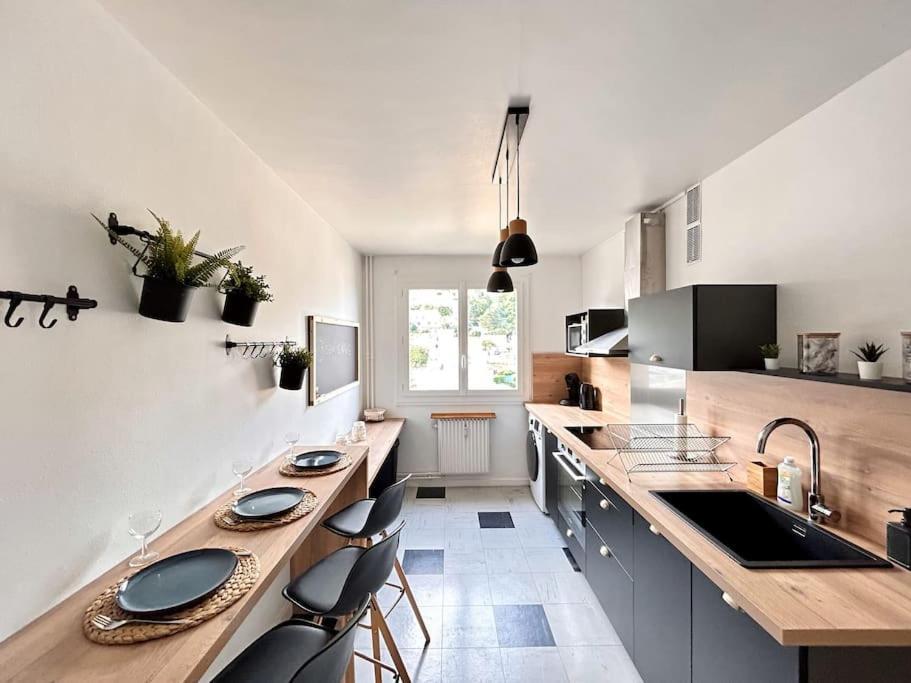 Le Boboheme - Wifi - Parking Appartement Royat Buitenkant foto